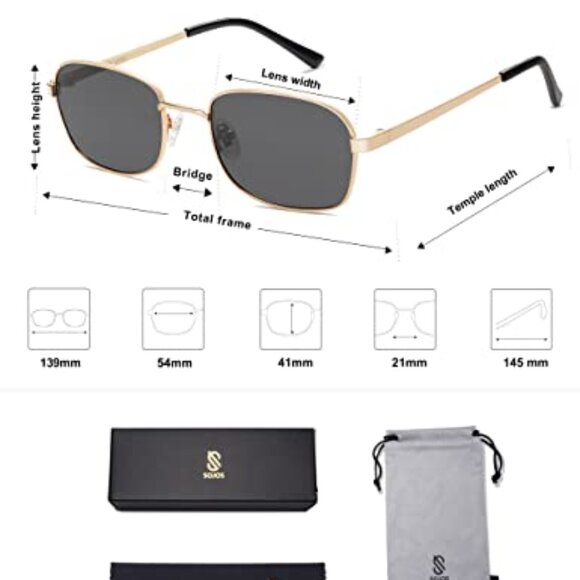 Retro Polarized Oval Sunglasses UV400 Protection Recycled Material main image 7